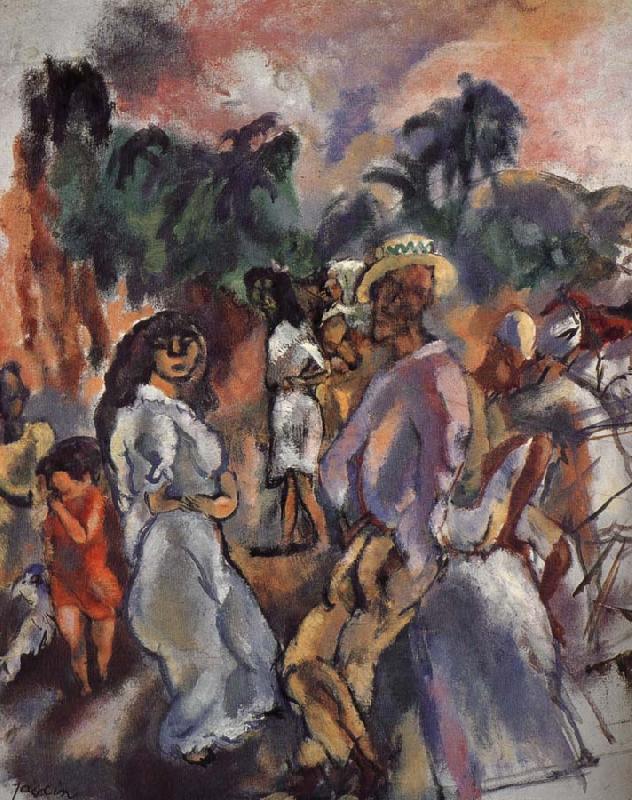 Jules Pascin Composition of picture of Cuba oil painting picture